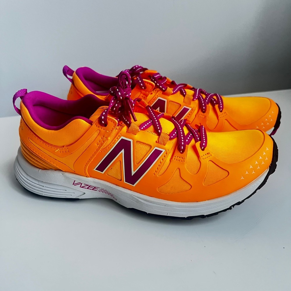 New Balance Vazee Agility Womens Training Shoes Orange Purple Size 7 WXAGLOB